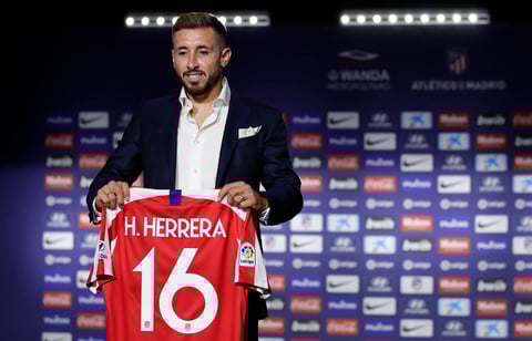 Presentan a Herrera con el Atlético de Madrid