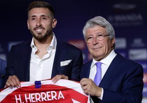 Presentan a Herrera con el Atlético de Madrid