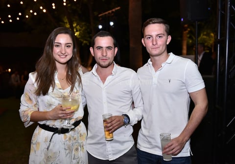 Lorena, Alberto y Fernando