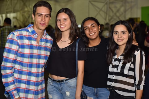 Gaspar, Mariana, Halema y Sara