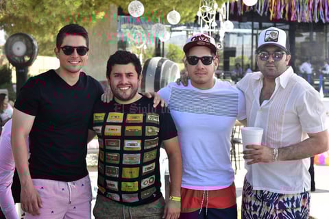 Santiago, Andrés, Alejandro y Sebastián