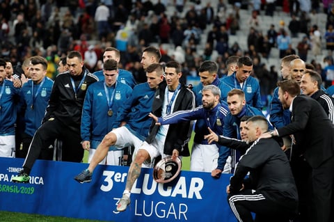 Argentina se queda con el tercer lugar de Copa América