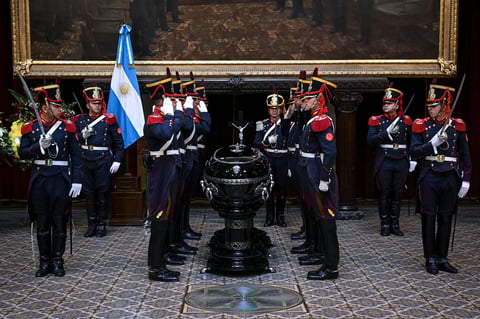 Le dieron el último adiós en el Congreso de Buenos Aires.
