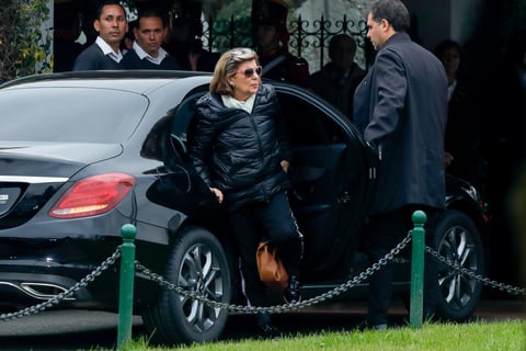 Inés Pertine, viuda del expresidente argentino Fernando de la Rúa.