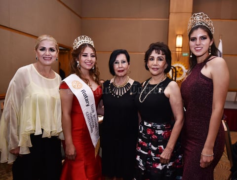 12072019 Vero Soto, Irma Mijares, Imelda Widin, Lucero Martínez y Carolina Espino.