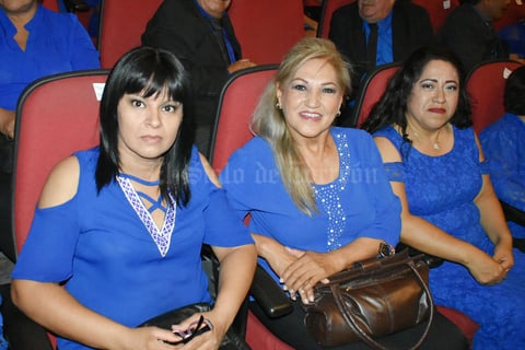 14072019 EN RECIENTE EVENTO.  Margarita, Conchita y Rosario.