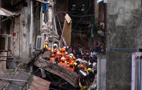 Los hechos ocurrieron en el barrio de Dongri de la congestionada ciudad.