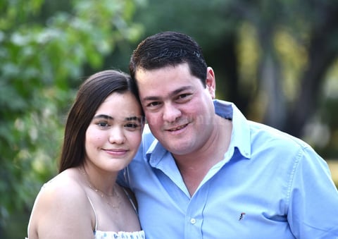 16072019 José Eduardo con su hija, Bárbara María.