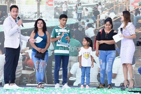 El acto sirvió además, para que los cuatro nuevos refuerzos verdiblancos, realizaran el tradicional Ritual Guerrero en la ceremonia de iniciación. También fue presentada la madrina para la presente campaña, la niña Xóchitl.