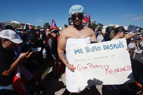 Las protestas comenzaron hace 10 días.