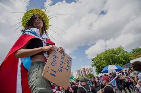 Miles de puertorriqueños volvieron a salir a las calles.