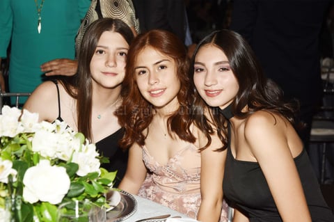 Isabel Fernández, Daniela Rubio y Andrea López