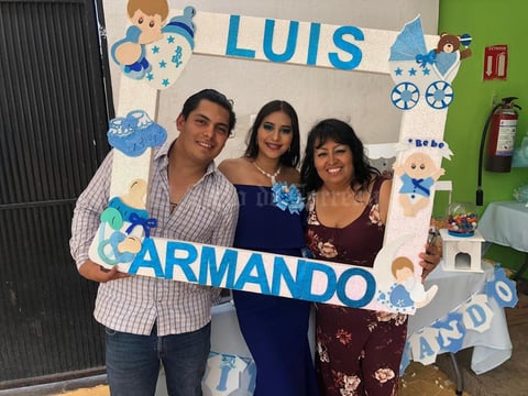 23072019 FIESTA DE CANASTILLAL.  Luisa Salas Maldonado y sus seres queridos esperan la llegada de Luis Armando. Las organizadoras de su baby shower fueron Elizabeth Maldonado y Victoriana López.