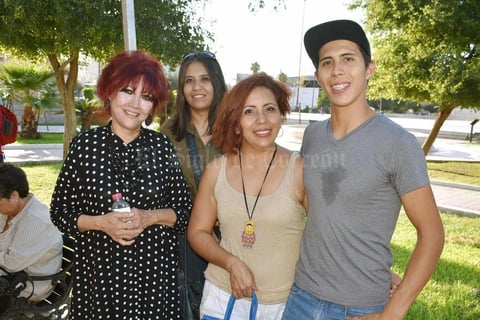 26072019 FERIA TURÍSTICA.  Rosario, Maribel, Berenice y Érick.