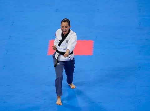 Así, México logra la primera medalla de oro de la justa panamericana con Paula Fregoso y segunda de la jornada, pues minutos antes Marco Arroyo se agenció el bronce en la modalidad varonil.