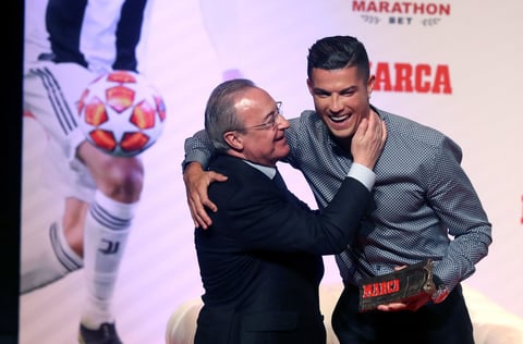Cristiano recibe galardón como Leyenda del deporte
