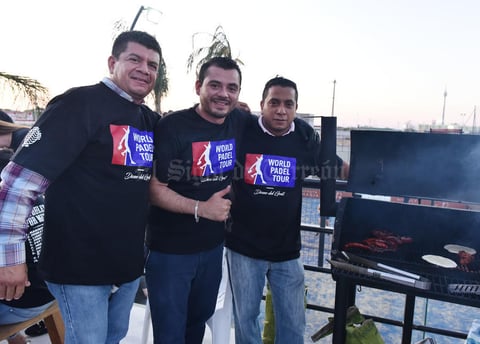02082019 PARRILLADA.  Ricardo, Jonathan y Alejandro.