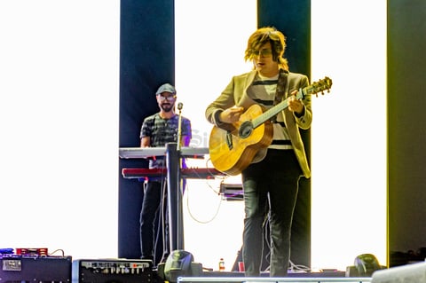 No podían faltar 'Infinitos' y hasta 'El Poema y la caja' que se fusionó con el clásico de The Beatles "Don't let me down".