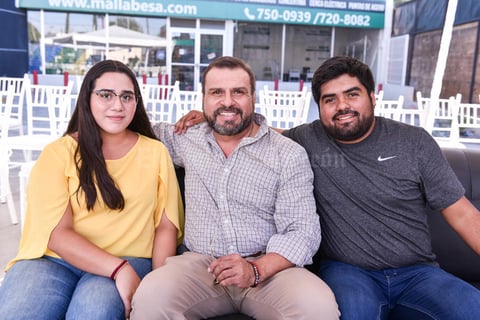 05082019 Cecilia Morales, Humberto Rodríguez y Humberto Rodríguez Jr.