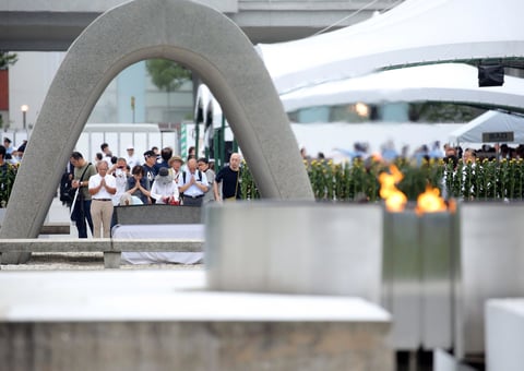 Representantes de decenas de países asistieron a la ceremonia.