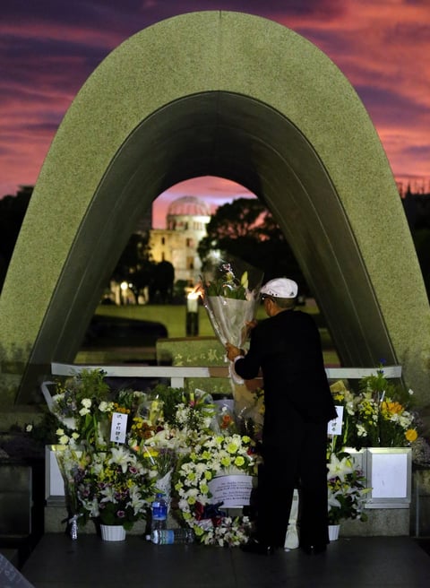 También acudieron sobrevivientes del bombardeo, conocidos como hibakusha.