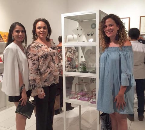 06082019 DISEñADORAS EN PLATA.  Paty Zúñiga, Martha Saldaña y Ana Villalba.