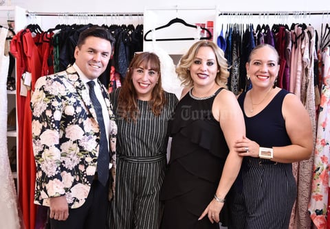 06082019 EN RECIENTE EVENTO.  Jorge Espinoza, Mónica Ortiz, Lenika López y Paty Briceño.