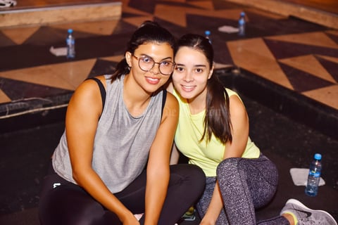 Becky y Karime.