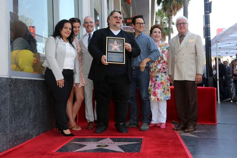 Guillermo del Toro recibe su estrella en el Paseo de la Fama