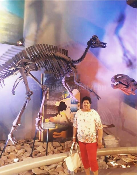 11082019 DE VACACIONES.  Lagunera visitando las bellezas de Coahuila, Museo del Desierto.