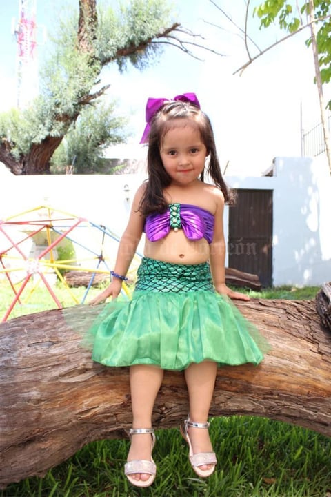 11082019 APAGA TRES VELITAS.  Mía Giselle Coronado Aldaba celebró su cumple en compañía de sus papás, Valeria Aldaba Robles y Julio Coronado.