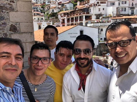 14082019 ENTRE AMIGOS.  Alfonso Figueroa, Pineda Damián, Felipe Cabrera, Salvador Sánchez, Osiris Flores y Carlos Benítez.