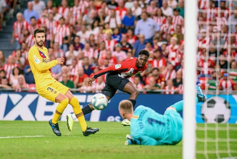 El delantero del equipo rojiblanco, que hacía apenas un minuto que había entrado al terreno de juego sustituyendo a Iñaki Williams, enganchó un espectacular remate de chilena tras un centro desde la banda derecha de Ander Capa que sirvió al Athletic para derrotar al vigente campeón.