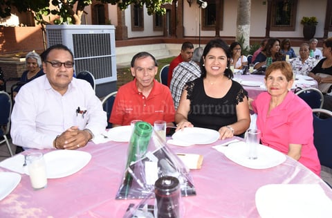 17082019 Víctor Balderrama, Joaquín Talamantes, Socorro Balderrama y Susy Hernández.