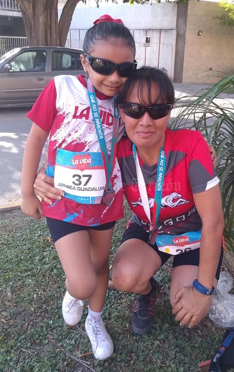 18082019 RUNNERS.  Andrea Guadalupe y Rosario García en la carrera de la vida de la Parroquia Inmaculado Corazón de María.