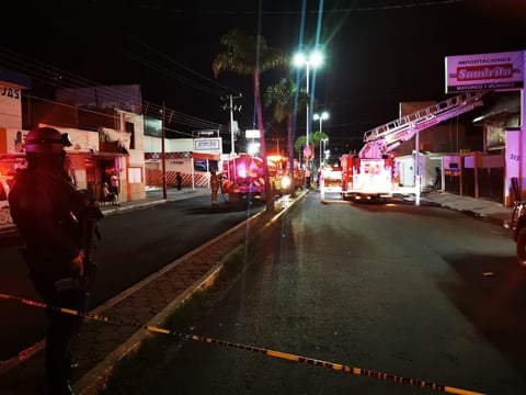 Por seguridad, la zona fue acordonada.