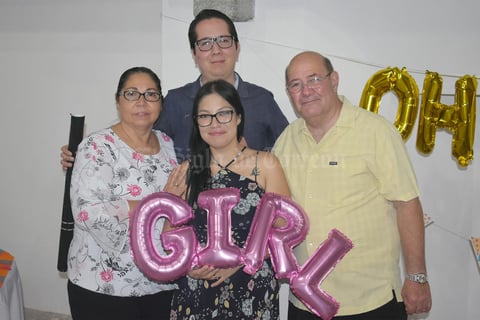 22082019 FIESTA DE REVELACIóN DE SEXO.  Norma, Jorge, Mony y Rafa en reciente celebración.