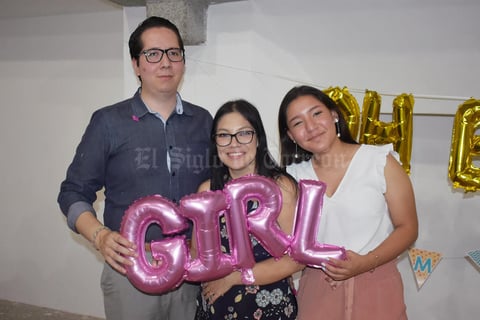 23082019 DESCUBREN SEXO DE BEBé EN FIESTA.  Jorge, Mony y Evelyn.
