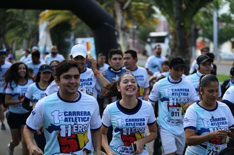 Pasión se mezcla con el buen corazón en 5K Héroes