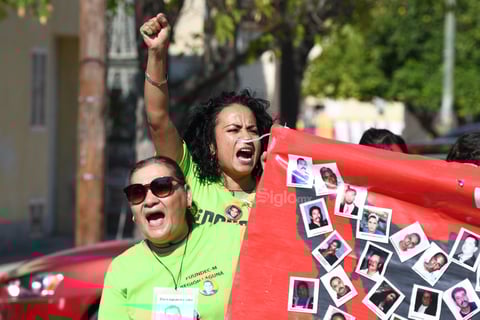 Marchan por el Día Internacional de las Víctimas de Desapariciones Forzadas