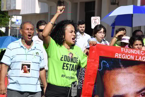 Marchan por el Día Internacional de las Víctimas de Desapariciones Forzadas