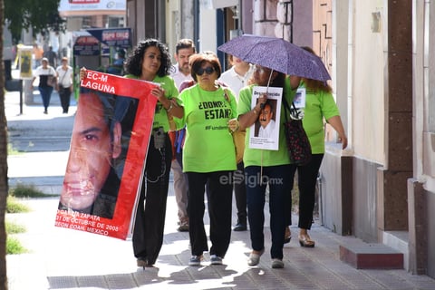 Marchan por el Día Internacional de las Víctimas de Desapariciones Forzadas