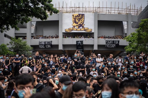 Las protestas no paran en Hong Kong.