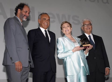 Dan León de Oro honorífico a Julie Andrews en la Mostra de Venecia
