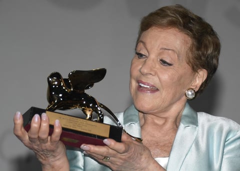 Dan León de Oro honorífico a Julie Andrews en la Mostra de Venecia