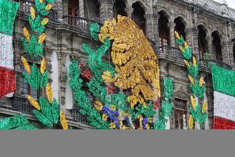 Septiembre pinta de verde, blanco y rojo las calles de CDMX
