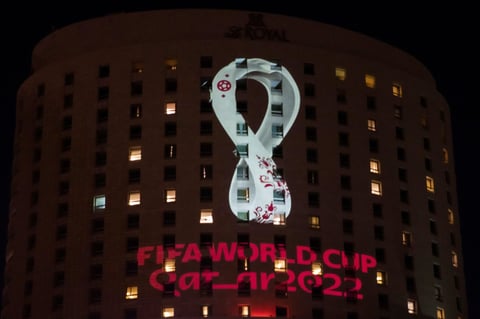 Así presumió Qatar su logo oficial para el Mundial de FIFA 2022