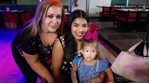 Liliana, Ale e Isabella.