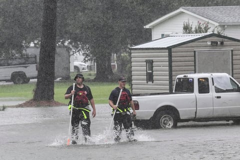 Se han registrado fuertes precipitaciones.