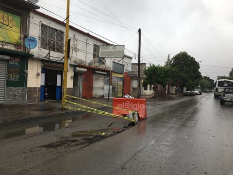 Afectaciones lluvias. Encharcamientos bulevar Francisco Villa